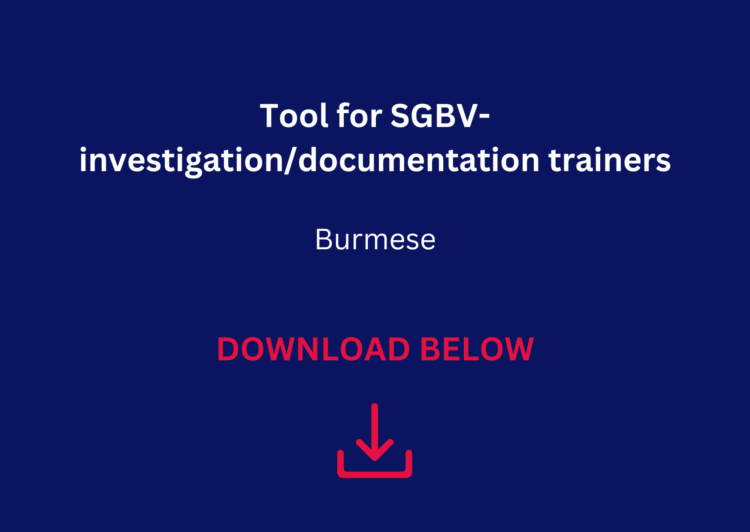 Training Material - Burmese