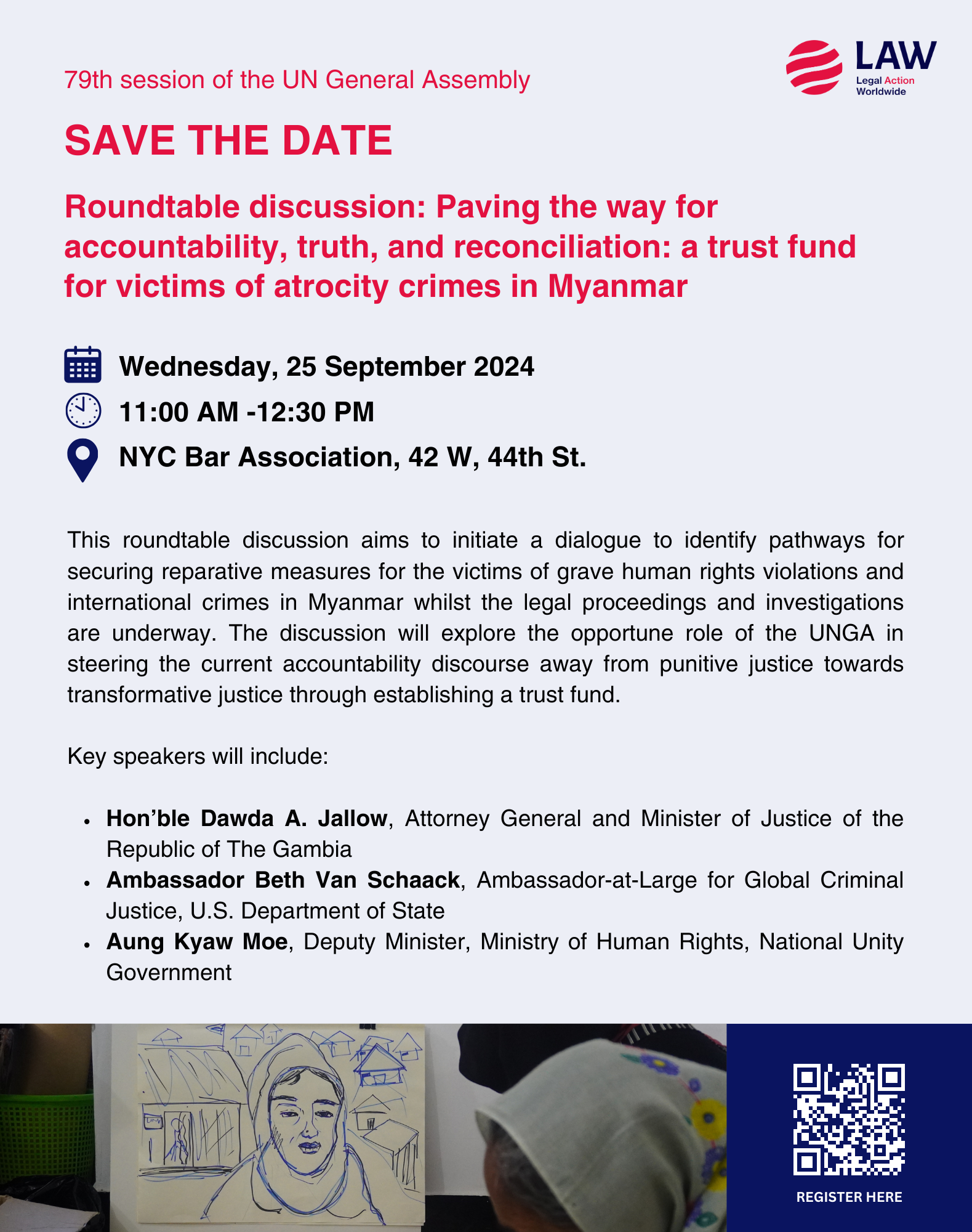 UNGA Roundtable Discussion – Legal Action Worldwide