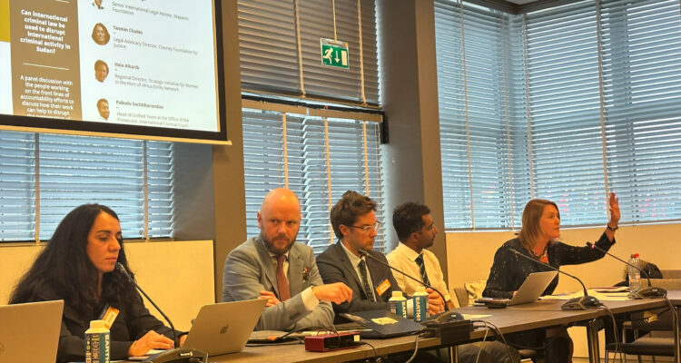 “Disrupting international crimes in Sudan: Views from the front lines”  “Disrupting international crimes in Sudan: Views from the front lines”